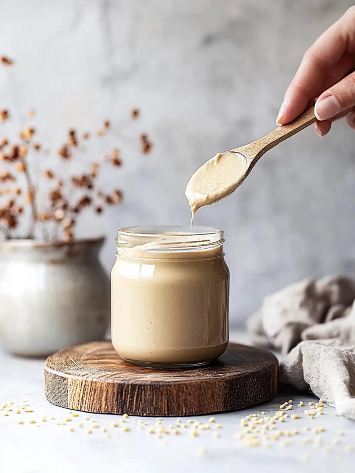 Simple Homemade Tahini Paste