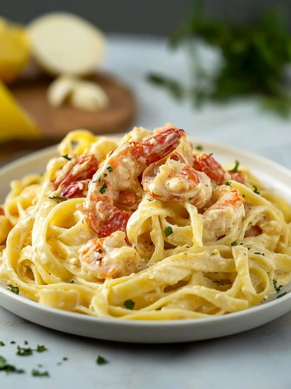 Easy Crawfish Fettuccine Recipe