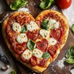 Gluten-Free Heart Shaped Pizza