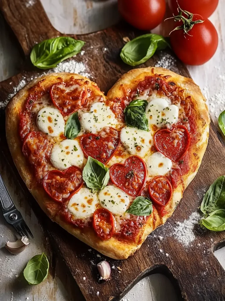 Gluten-Free Heart Shaped Pizza