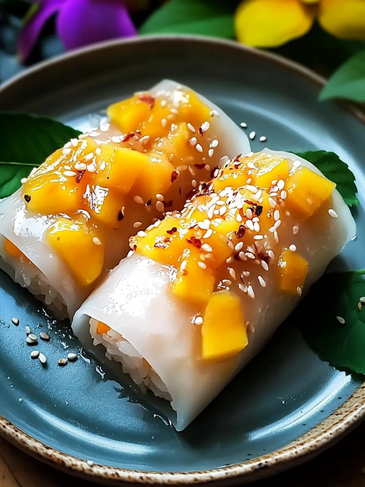 Irresistibly Sweet Mango Sticky Rice Rolls for Easy Indulgence 5 Sweet Mango Sticky Rice Rolls