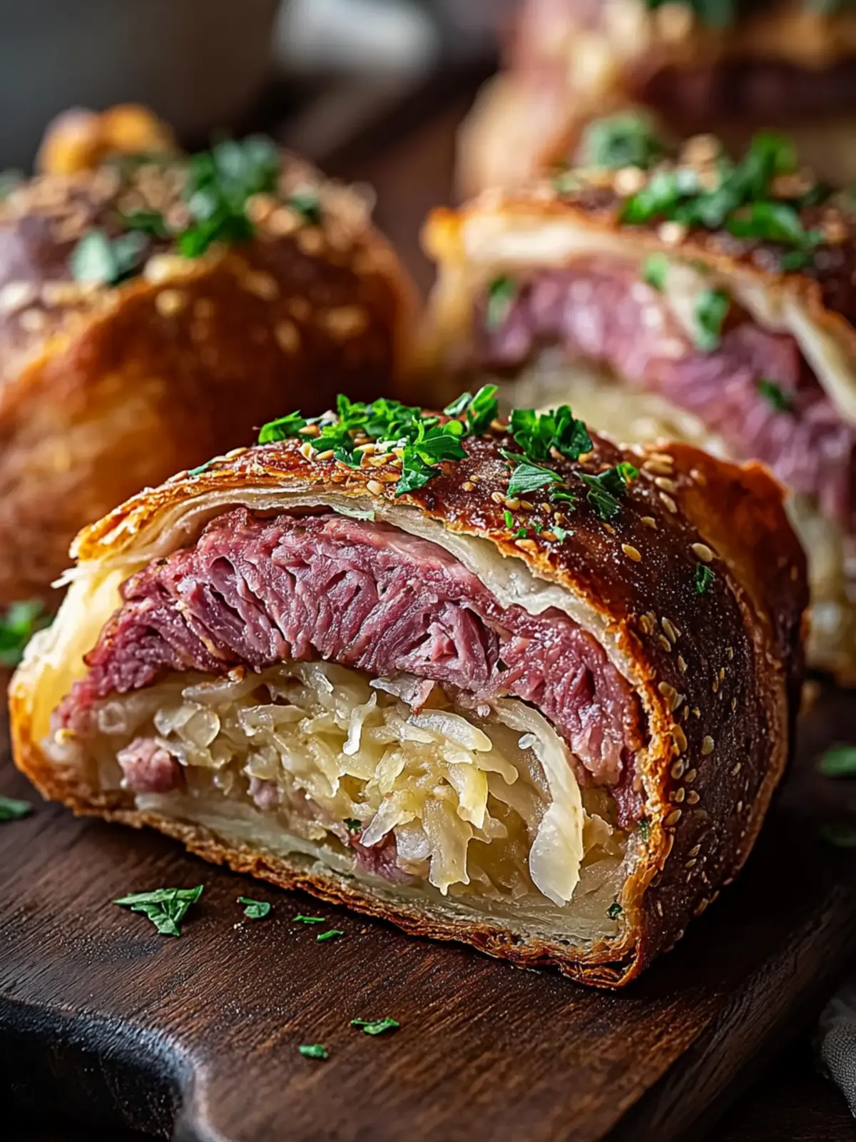 Pastrami & Sauerkraut Rolls