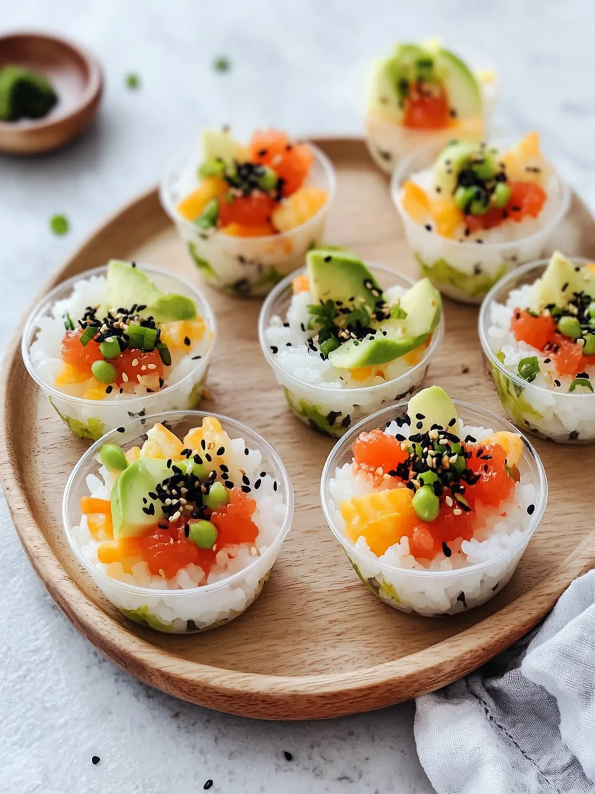 Delicious Sushi Cups: A Fun Spin on Your Favorite Rolls 4 Sushi Cups