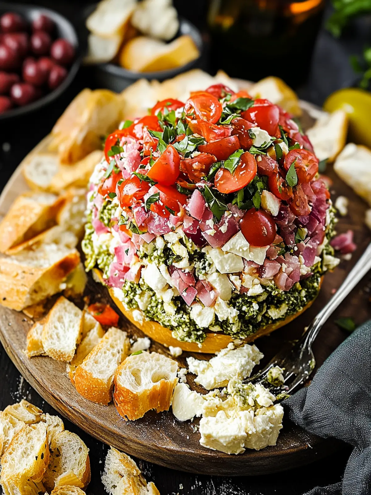 The Muffuletta Cheese Ball