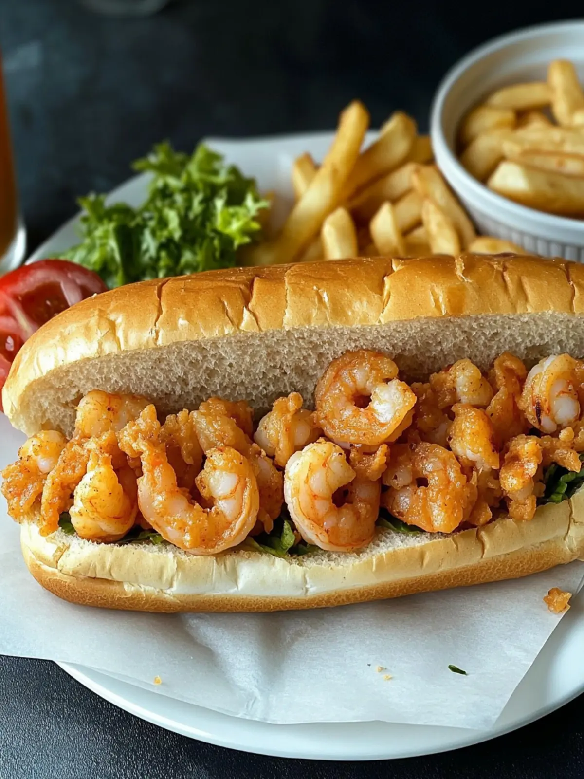 Shrimp Po’ Boy Sandwich