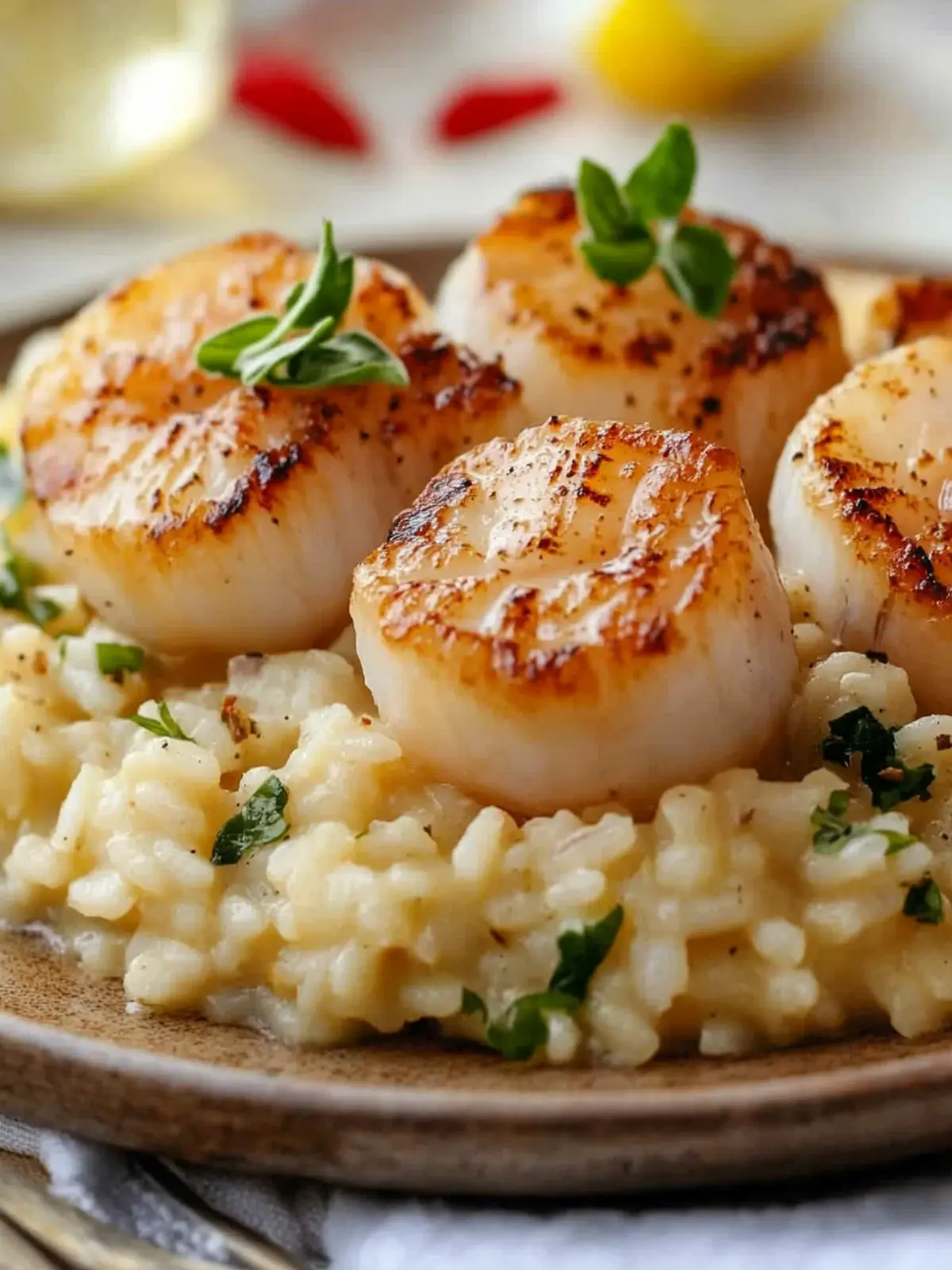 Creamy Instant Pot Scallop Risotto Everyone Can Master 2 Instant Pot Scallop Risotto