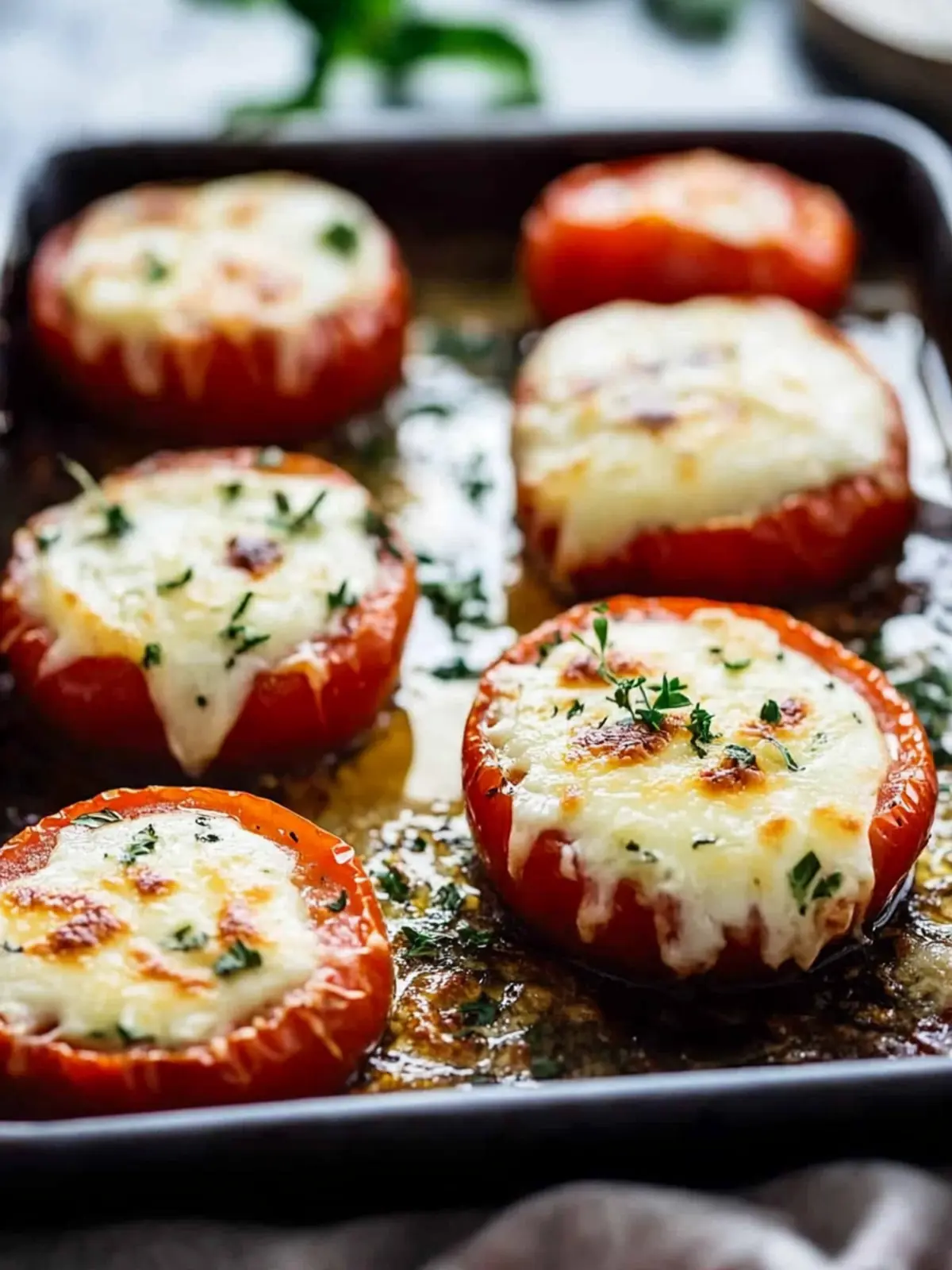 Cheesy Baked Tomatoes that Will Melt Your Heart 4 Baked Tomatoes with Cheese