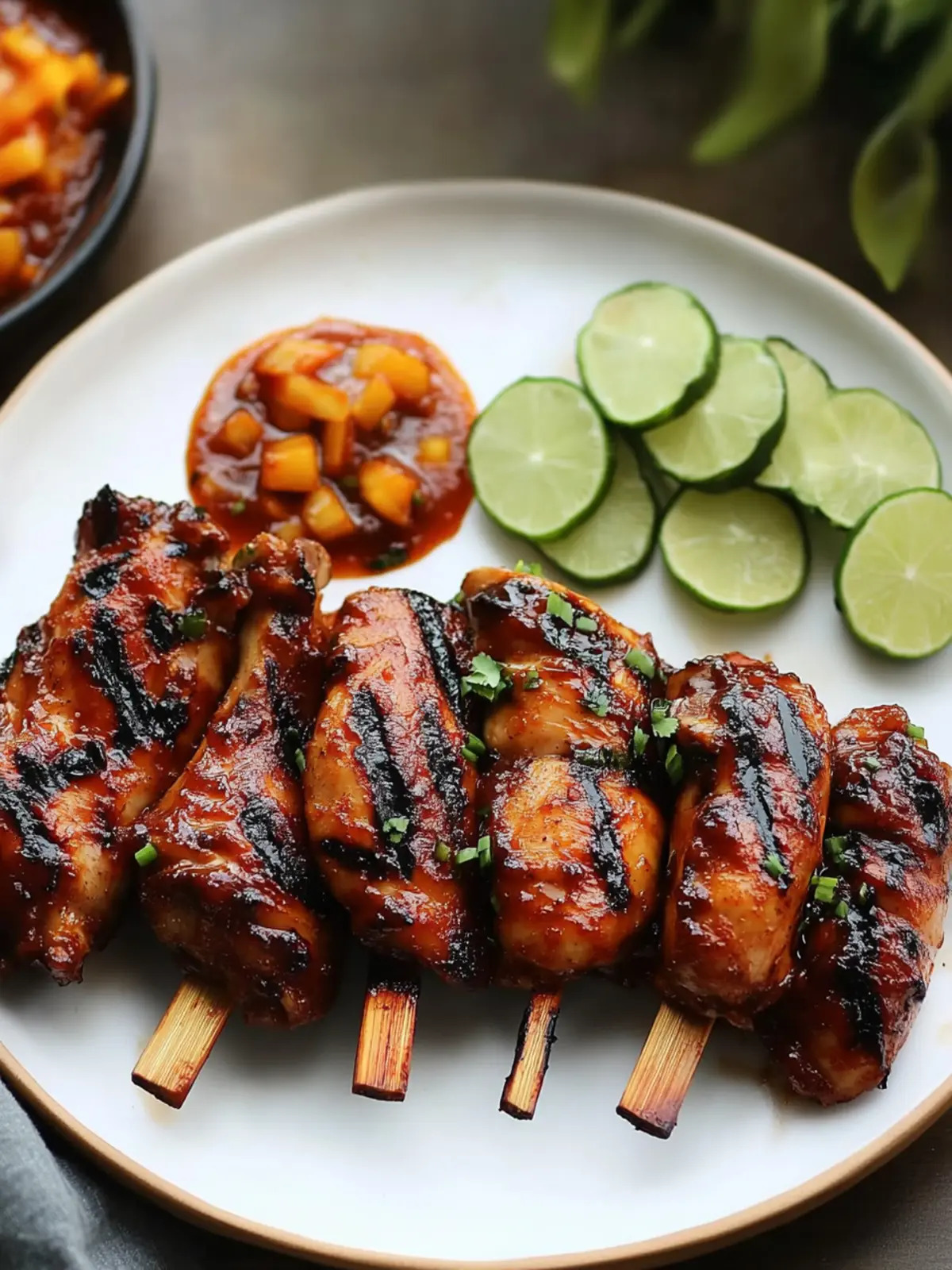 Grilled BBQ Chicken Thighs – Filipino Style