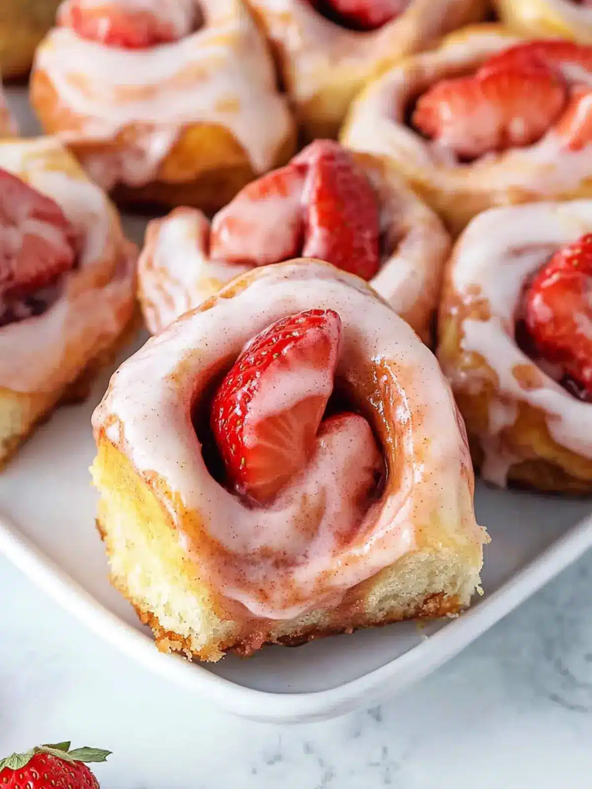 Strawberry Cinnamon Rolls