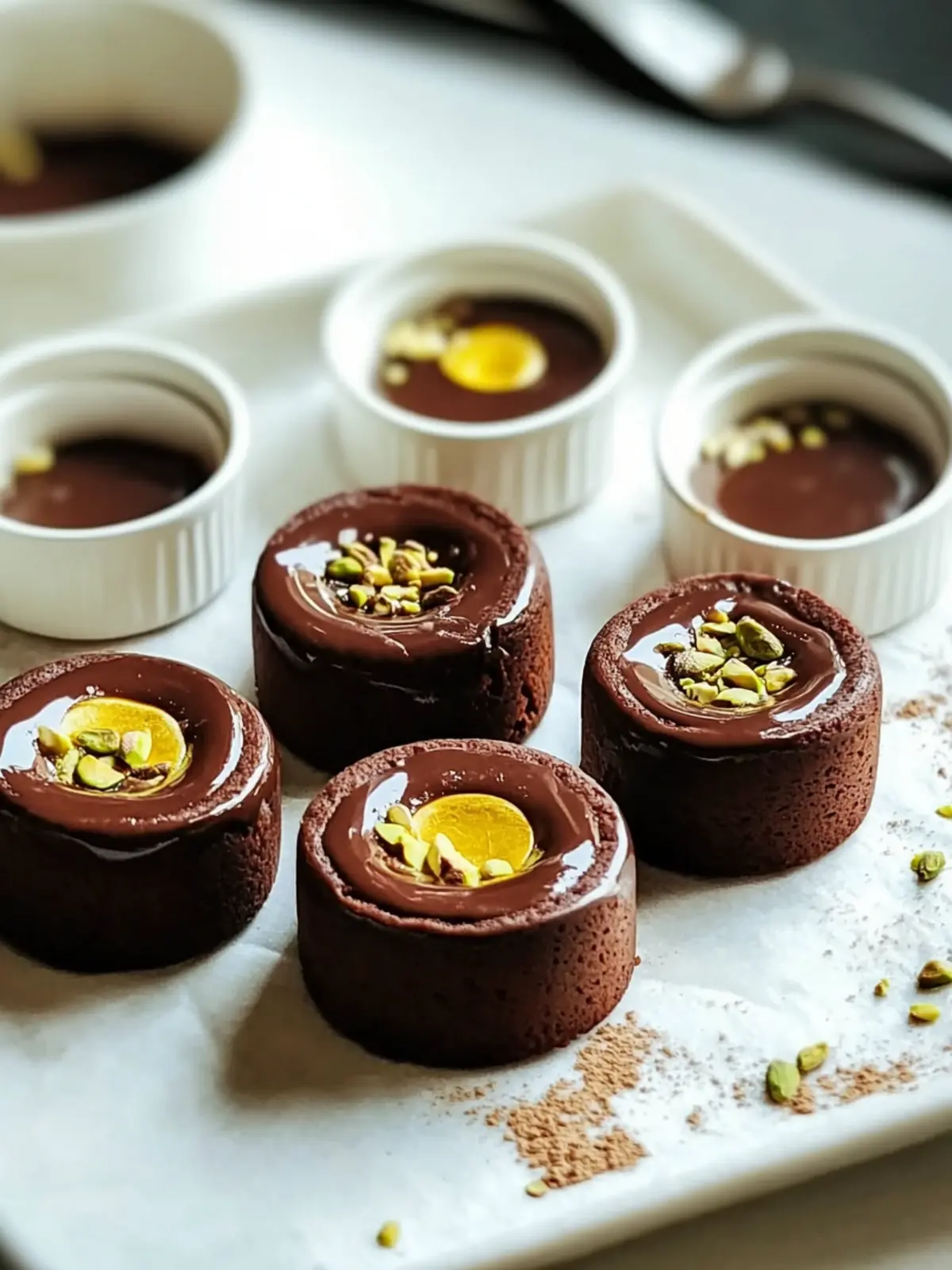 Decadent Pistachio Chocolate Lava Cakes to Wow Your Guests 2 Pistachio Chocolate Lava Cakes