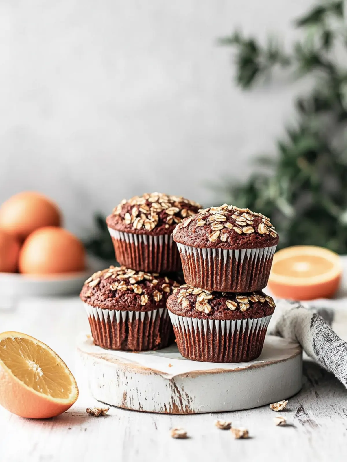 Carob Chocolate Orange Muffins