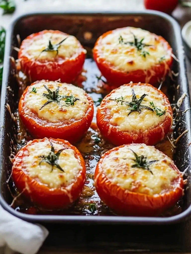 Baked Tomatoes with Cheese