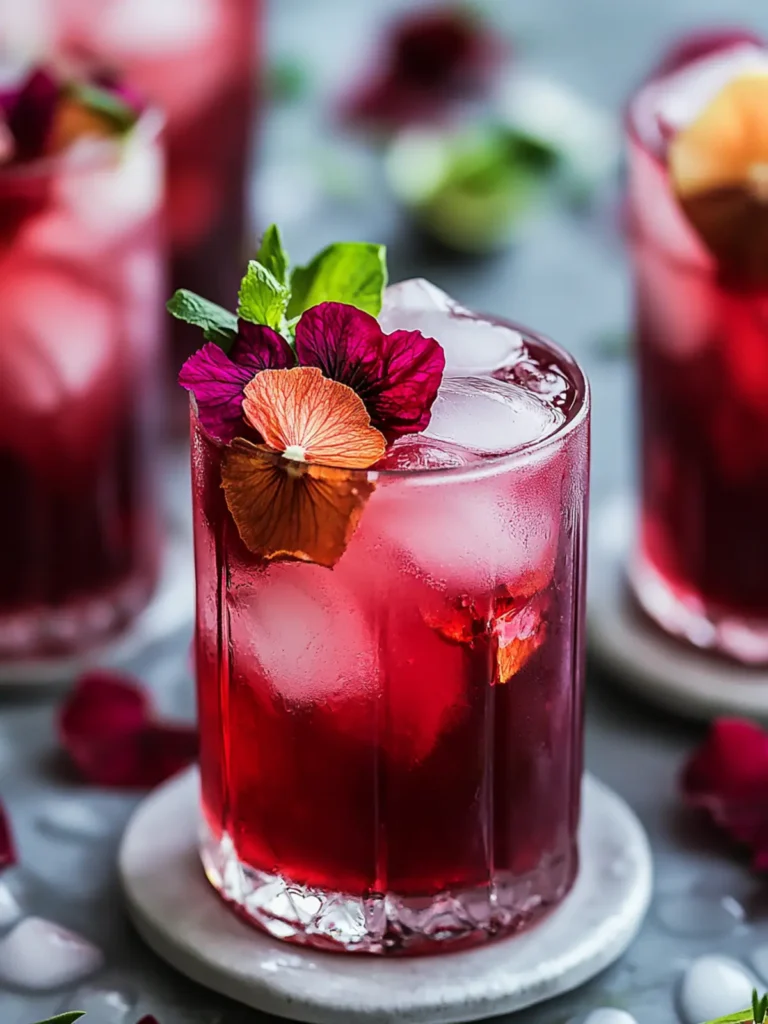 Hibiscus Iced Tea Cooler