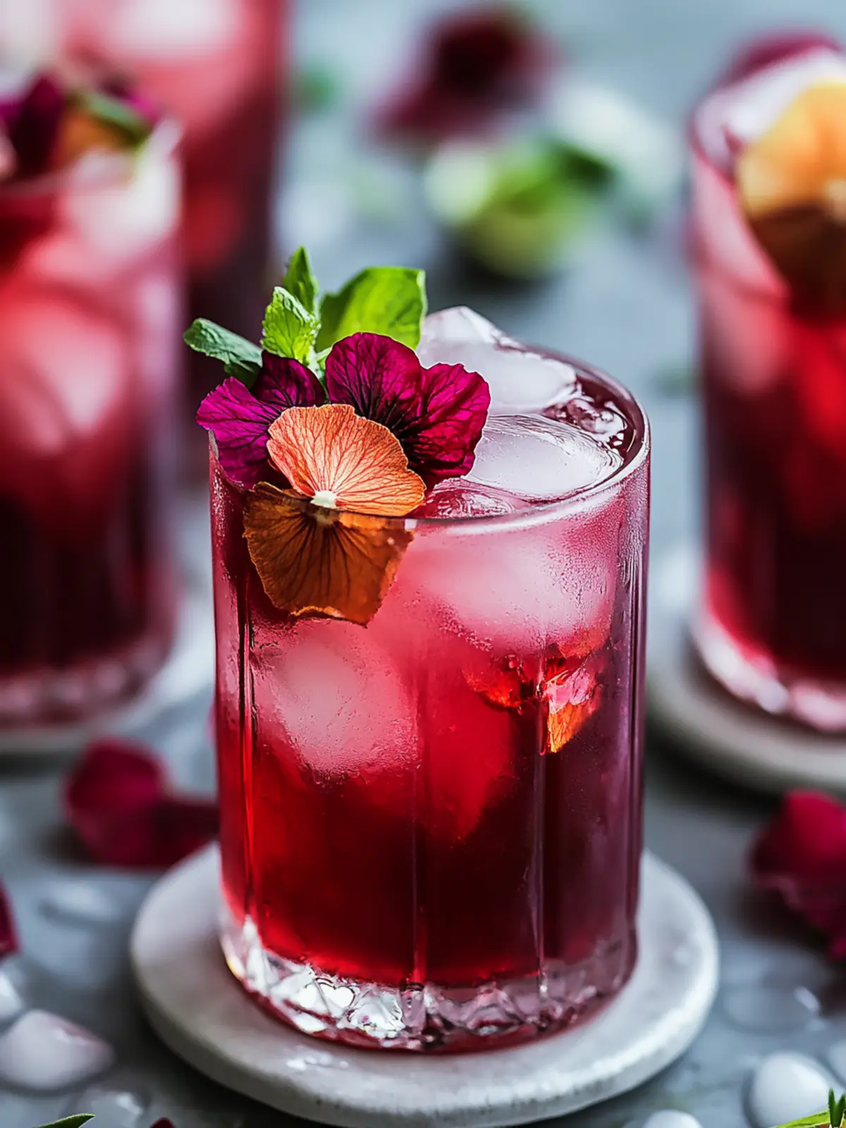 Hibiscus Iced Tea Cooler