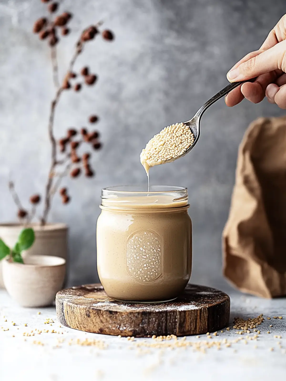 Simple Homemade Tahini Paste