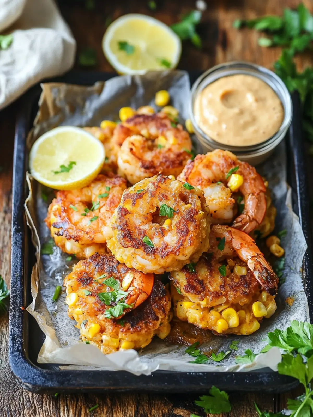 Cajun Shrimp and Corn Cakes That Will Wow Your Taste Buds 3 Cajun Shrimp and Corn Cakes