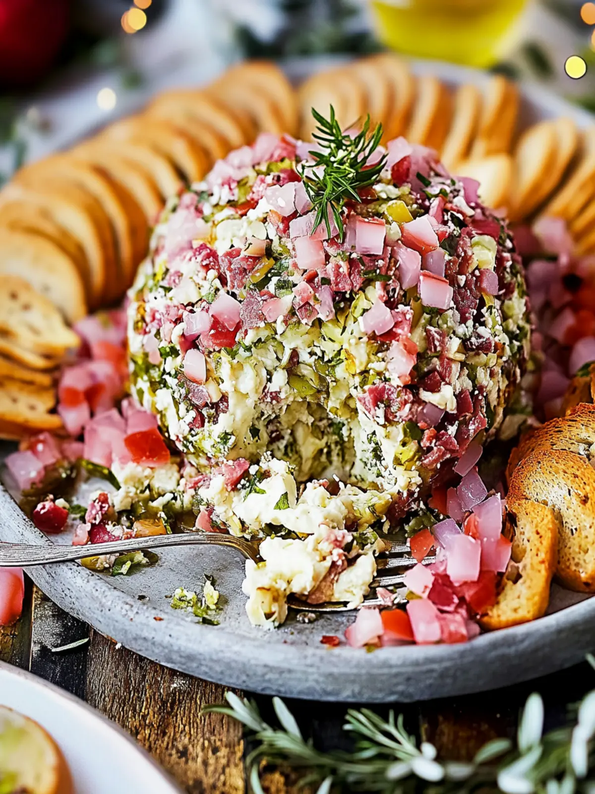 The Muffuletta Cheese Ball