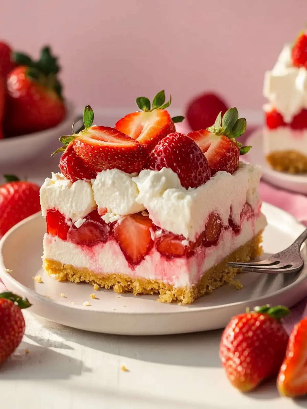 Strawberry Shortcake Cheesecake You'll Love in Every Bite 3 Strawberry Shortcake Cheesecake You’ll Love!
