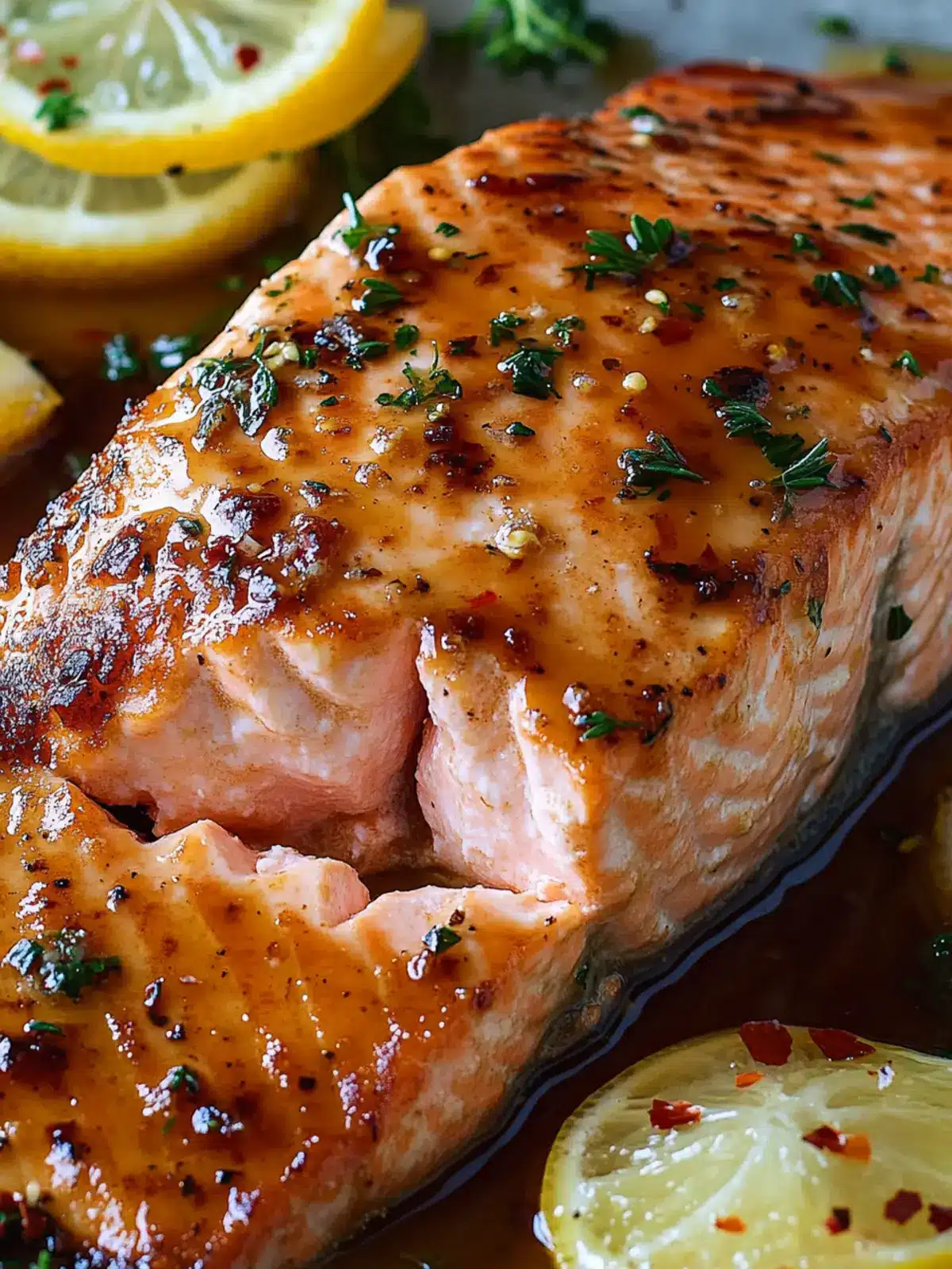 Healthy Maple Glazed Salmon