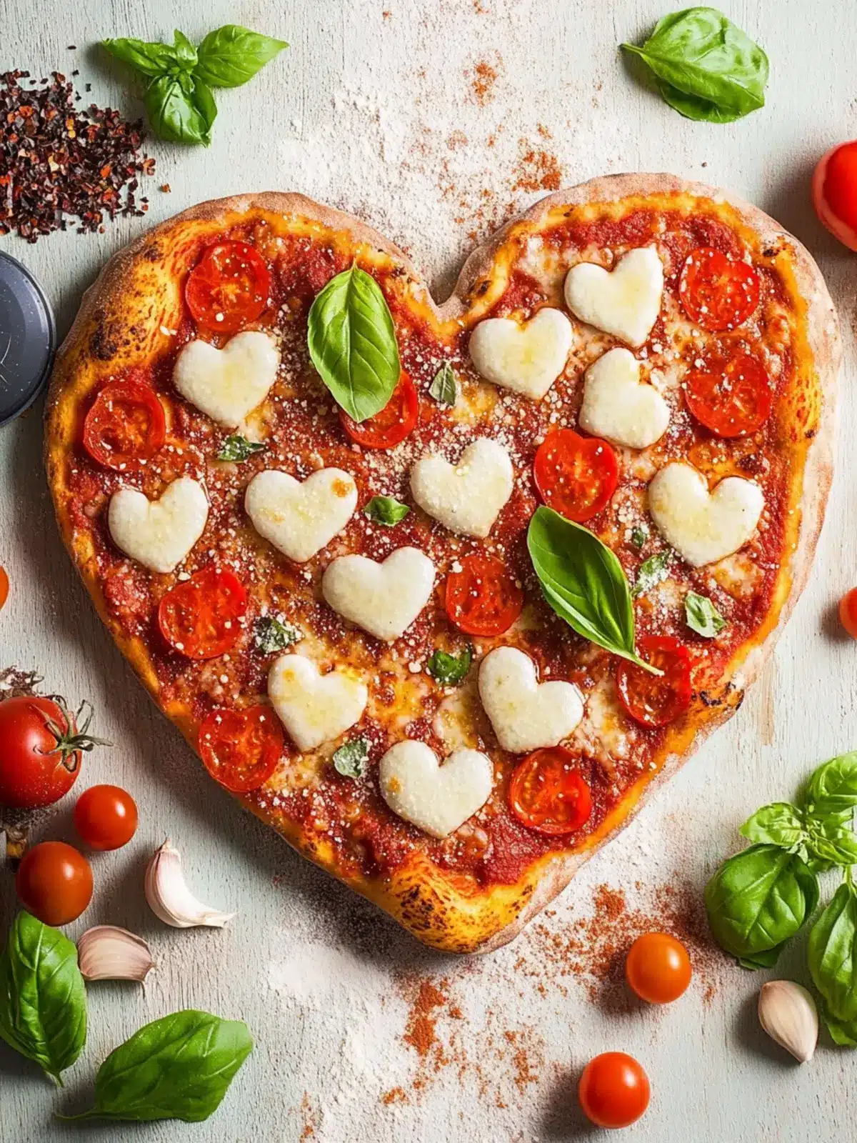 Heart Shaped Pizza: The Perfect Cozy Date Night Delight 2 Heart Shaped Pizza
