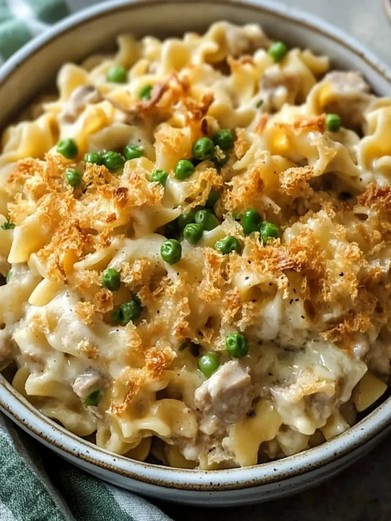 Tuna noodle casserole