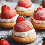Indulge in Homemade Strawberry Choux au Craquelin Bliss 8 Homemade Strawberry Choux au Craquelin