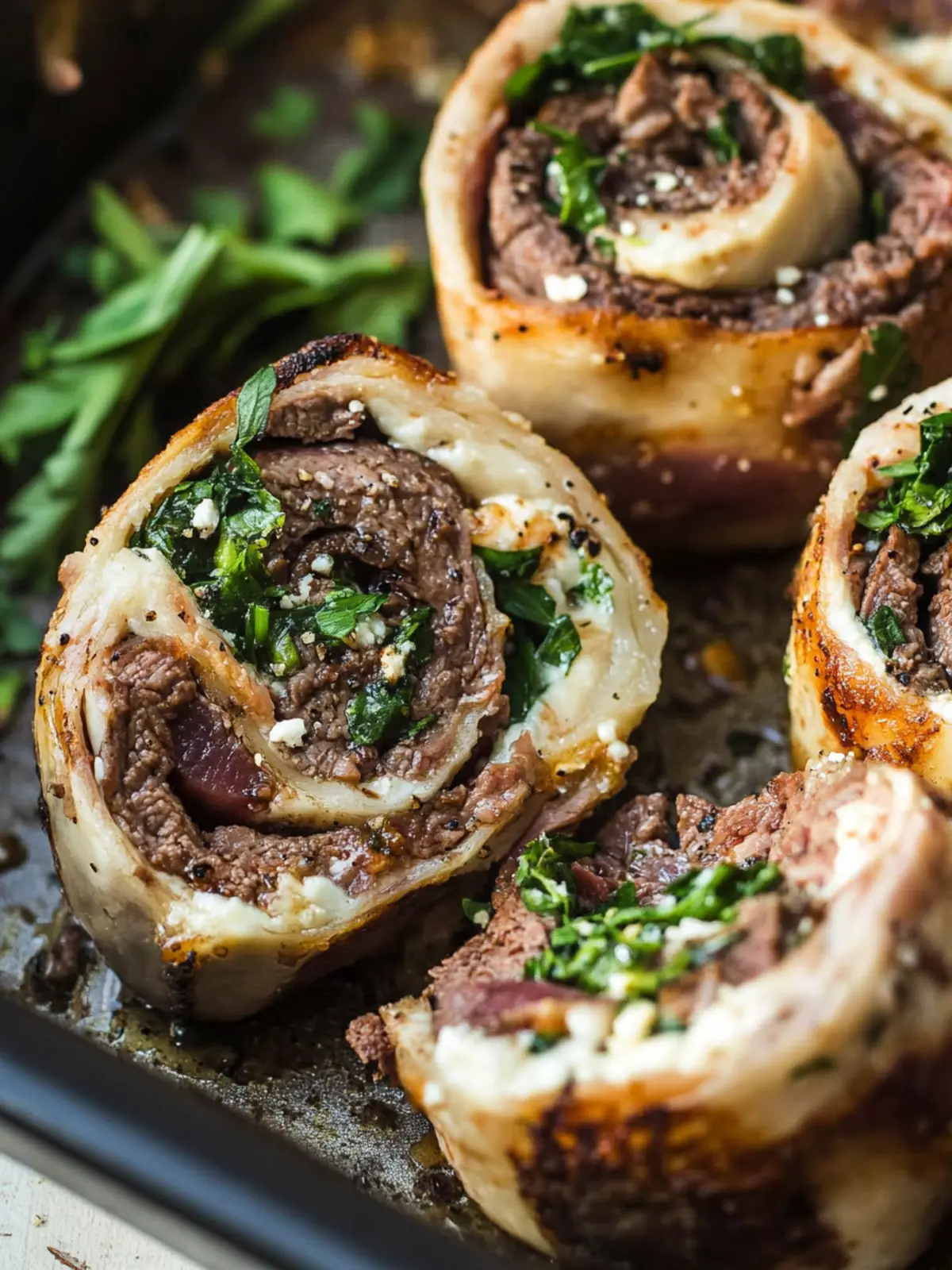 Beef Pinwheels with Creamy Boursin – A Flavorful Delight 5 Beef Pinwheels