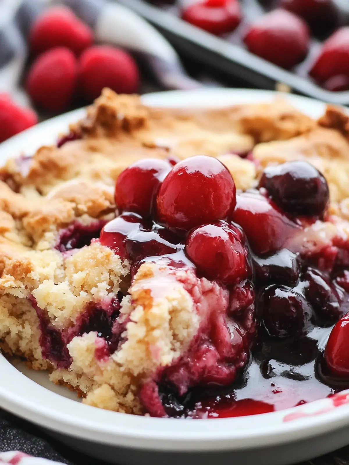 Delicious 5 Ingredient Cherry Dump Cake You’ll Love to Bake 3 5 ingredient cherry dump cake