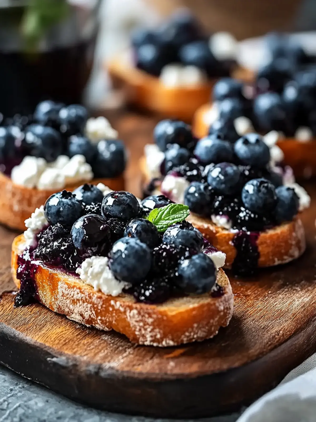 Blueberry Balsamic Goat Cheese Crostinis for Effortless Entertaining 3 Blueberry Balsamic Goat Cheese Crostinis