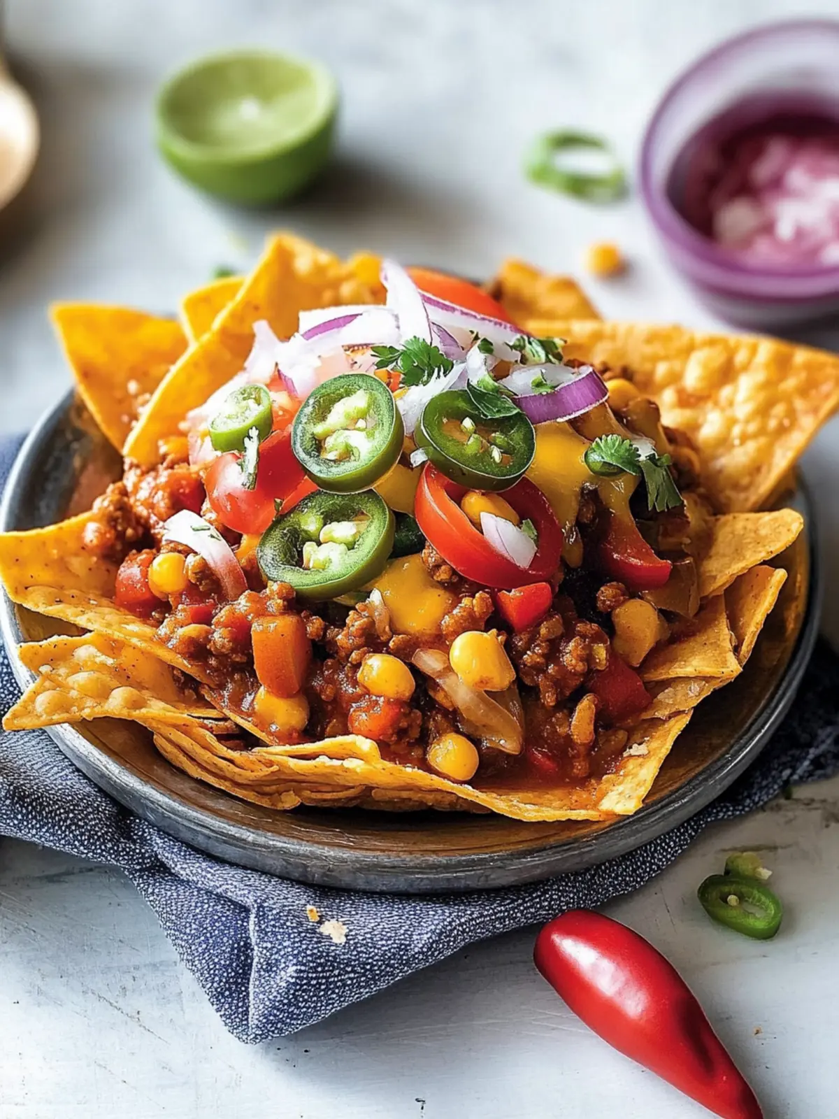 Alligator Chili Frito Pie