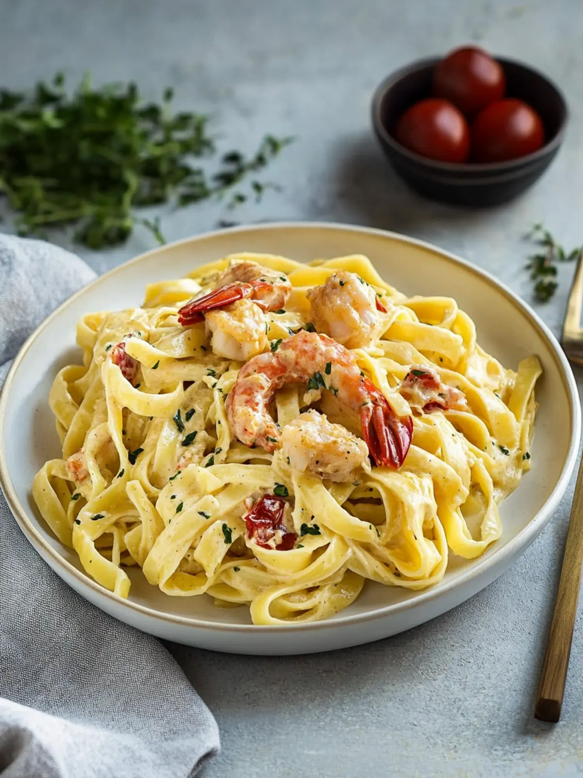 Easy Crawfish Fettuccine Recipe