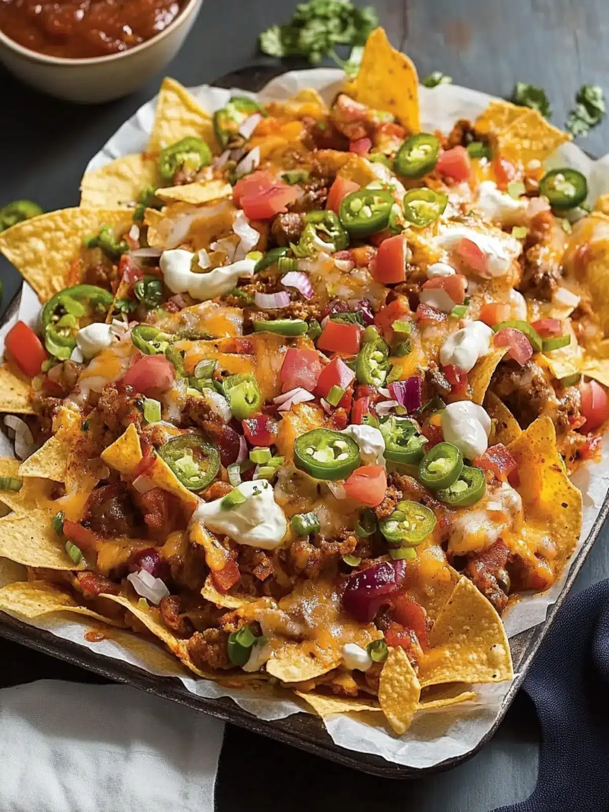 Gumbo Nachos