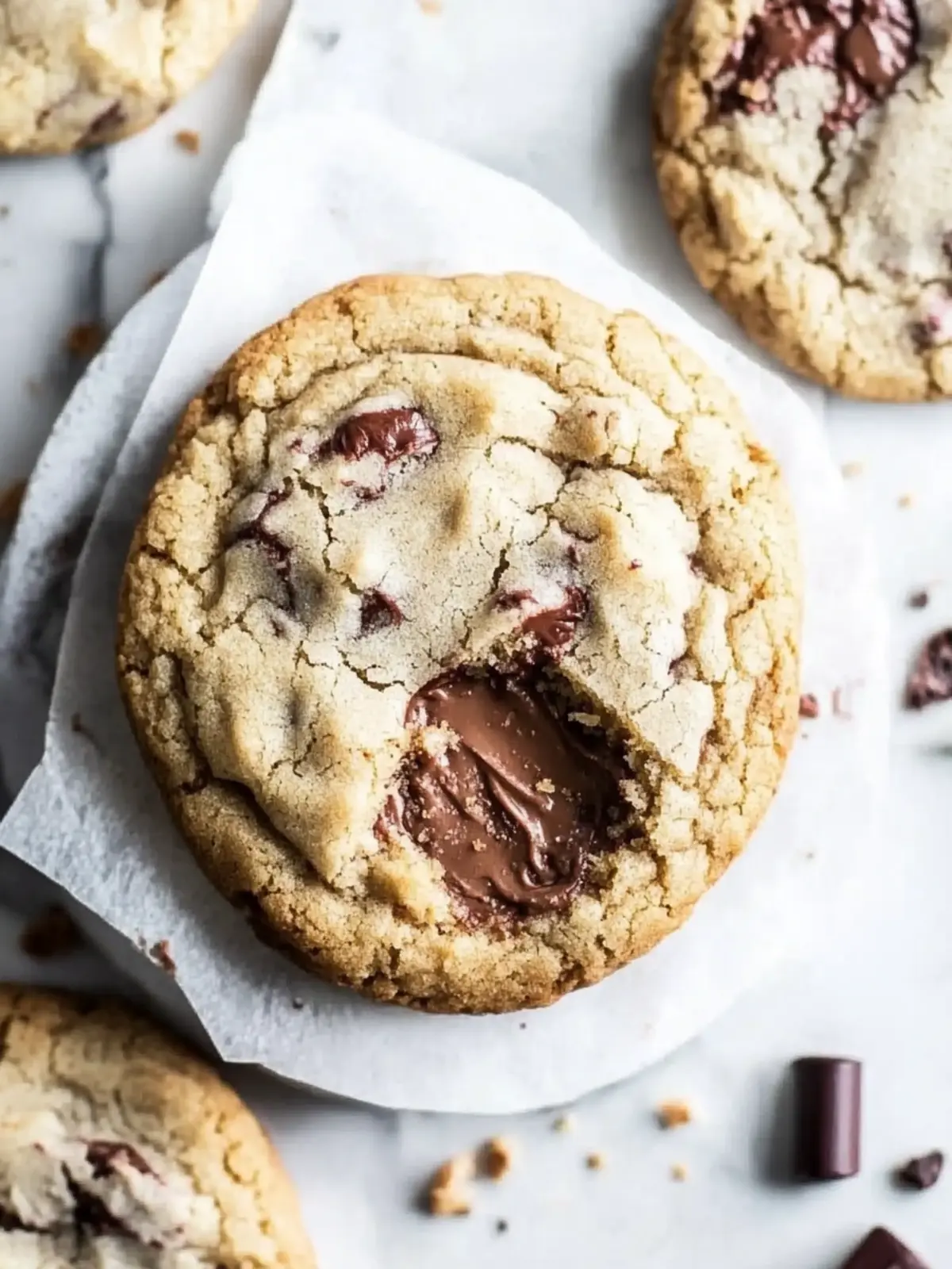 Nutella Stuffed Cookies