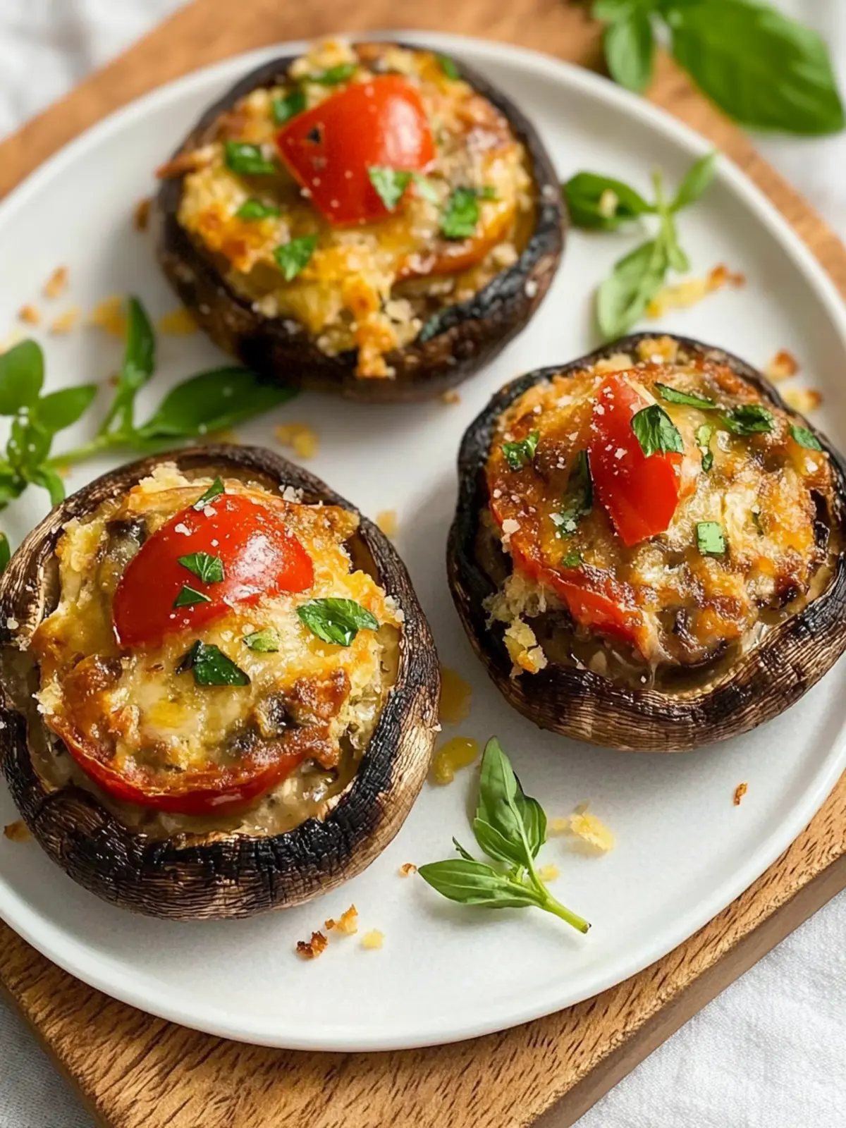 Delicious Stuffed Portobello Mushrooms You’ll Crave Tonight 4 Stuffed Portobello Mushrooms