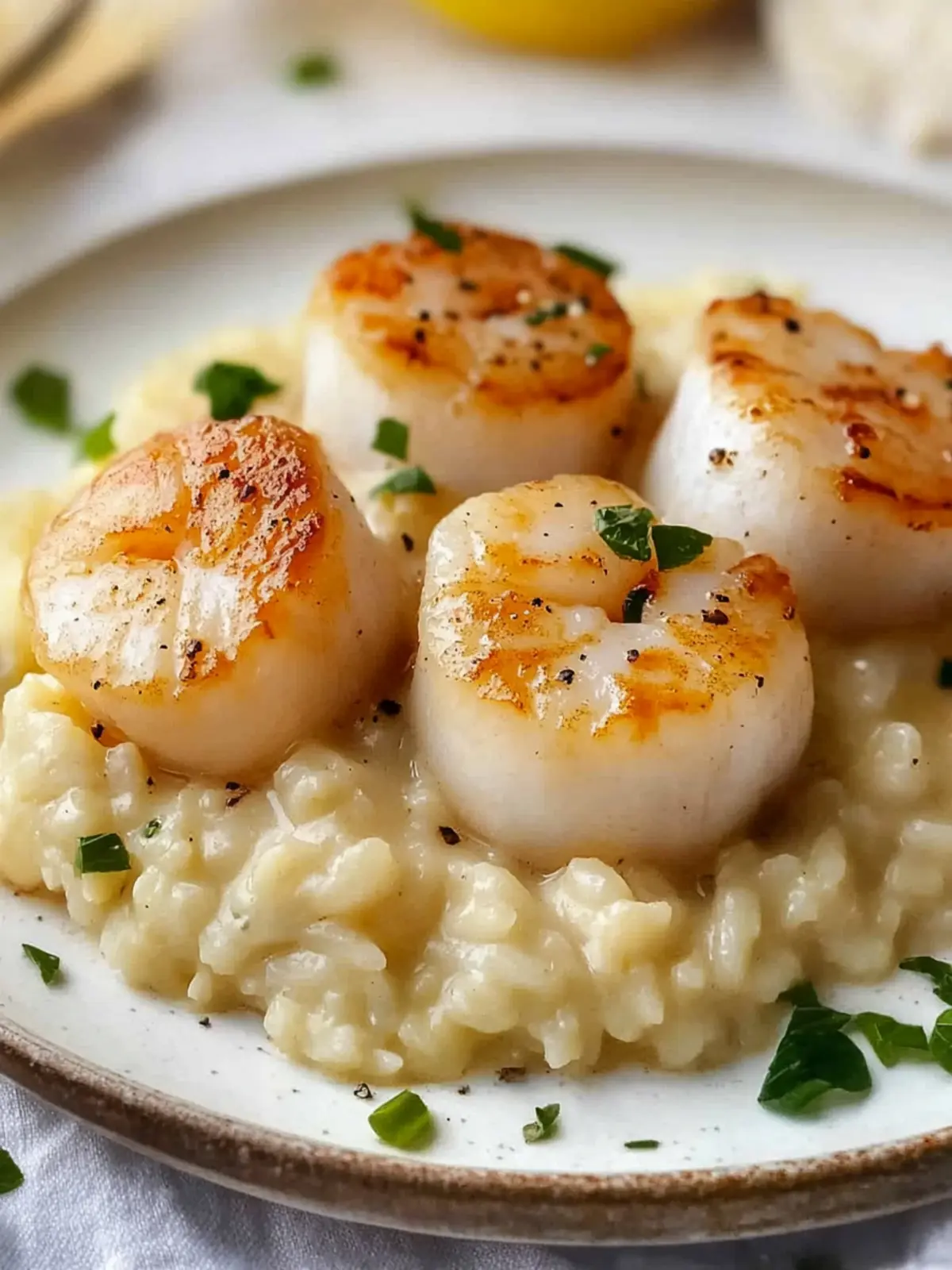 Creamy Instant Pot Scallop Risotto Everyone Can Master 3 Instant Pot Scallop Risotto