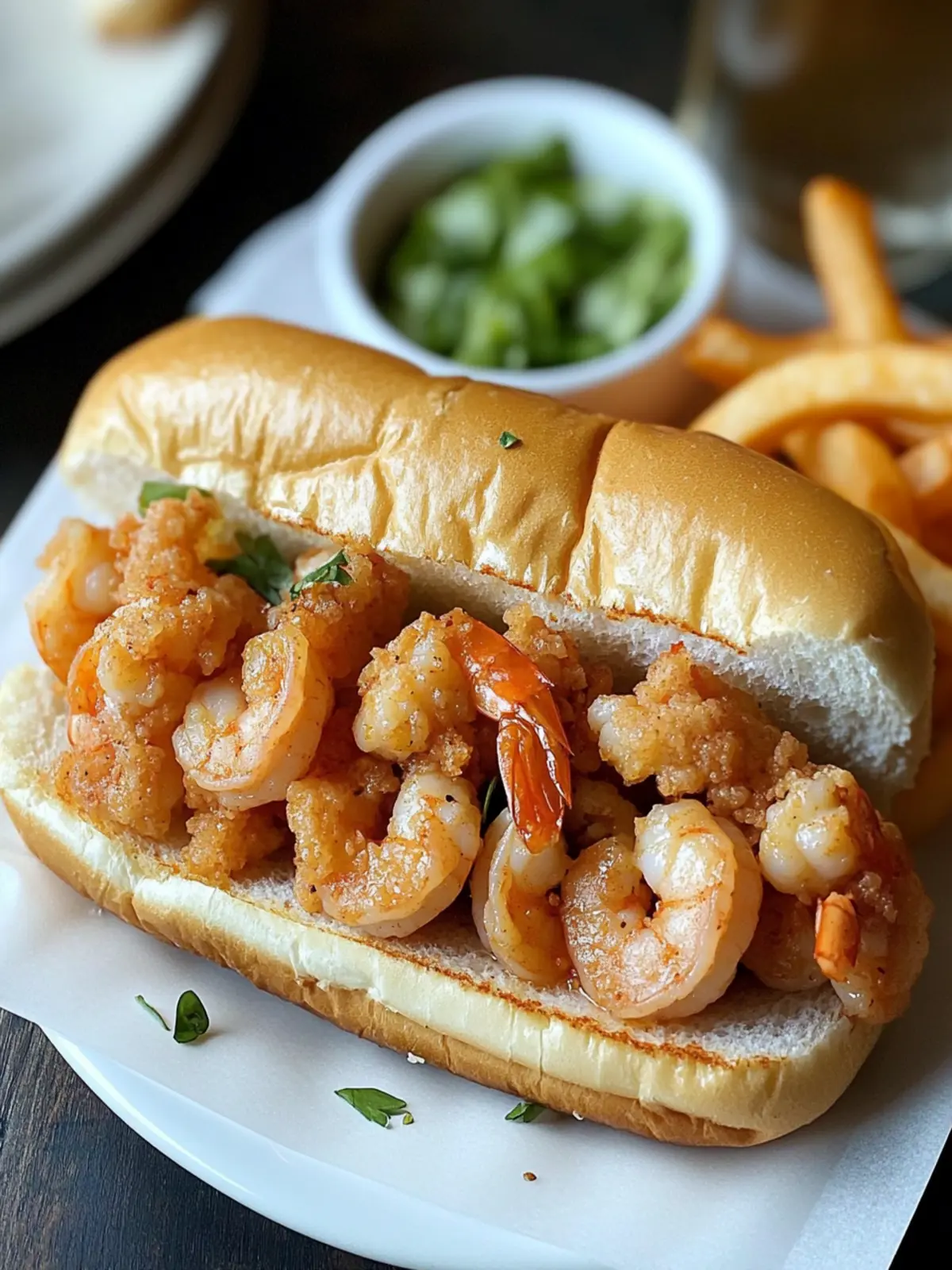 Shrimp Po’ Boy Sandwich