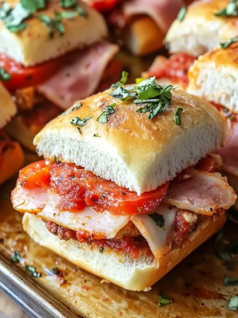 Hot Italian Sub Sliders
