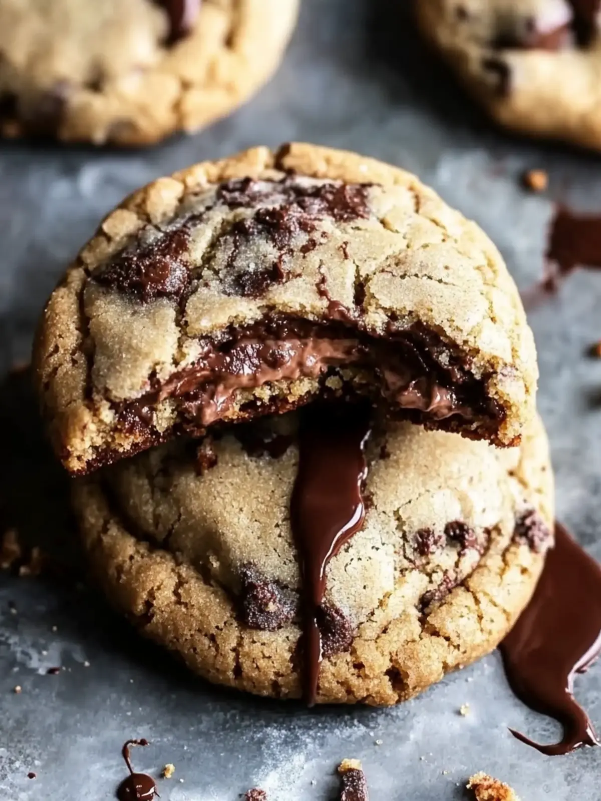 Nutella Stuffed Cookies
