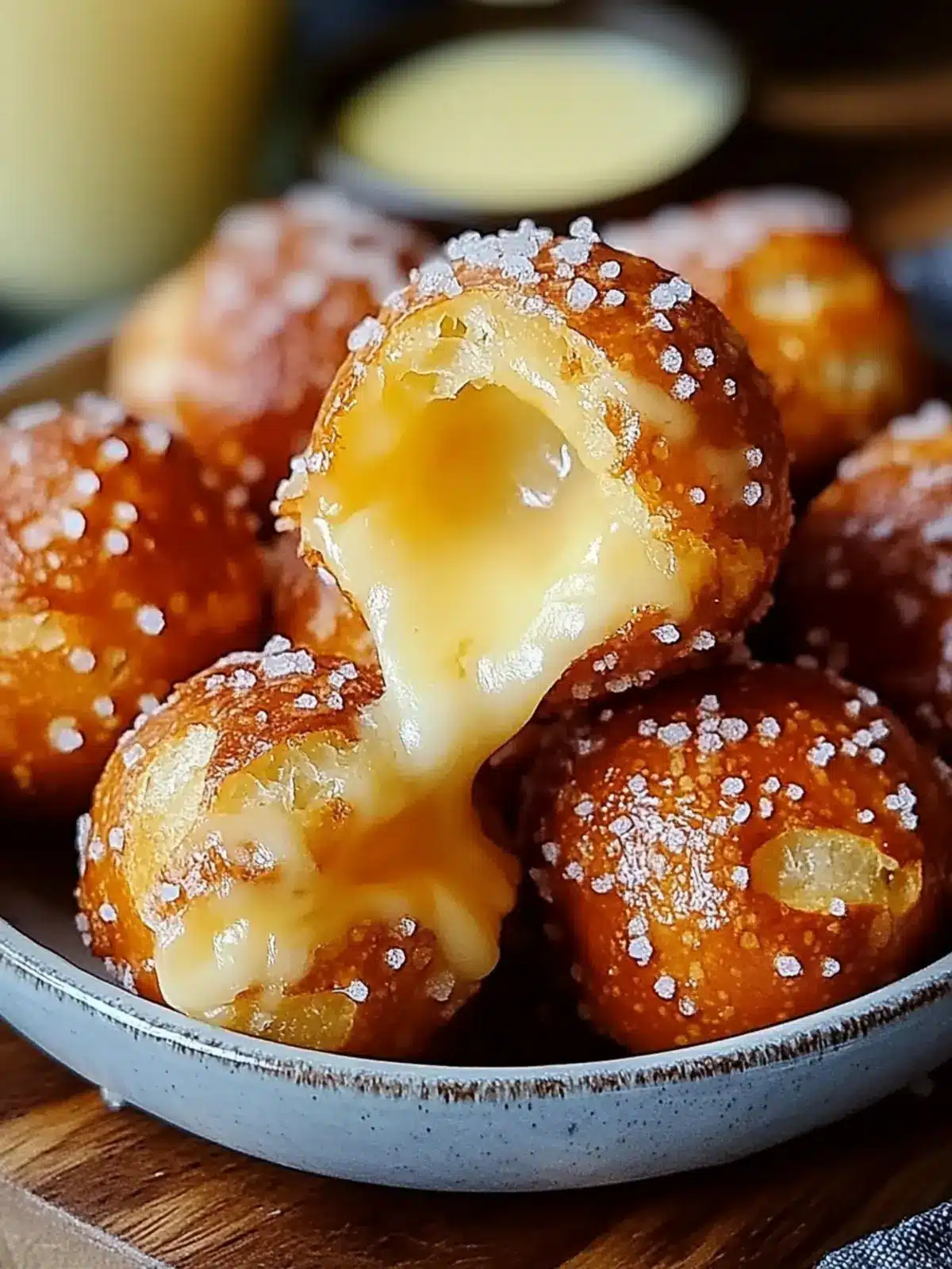 Cheesy Pretzel Bites