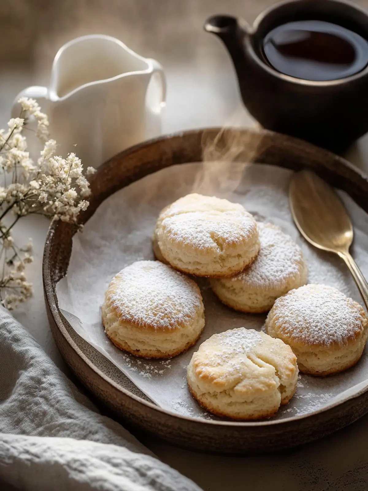Vanilla Tea Biscuits: Irresistibly Fluffy and Easy to Bake 4 Vanilla Tea Biscuits