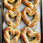 Heart Shaped Soft and Chewy Buttered Pretzels for Love! 10 Heart Shaped Soft and Chewy Buttered Pretzels