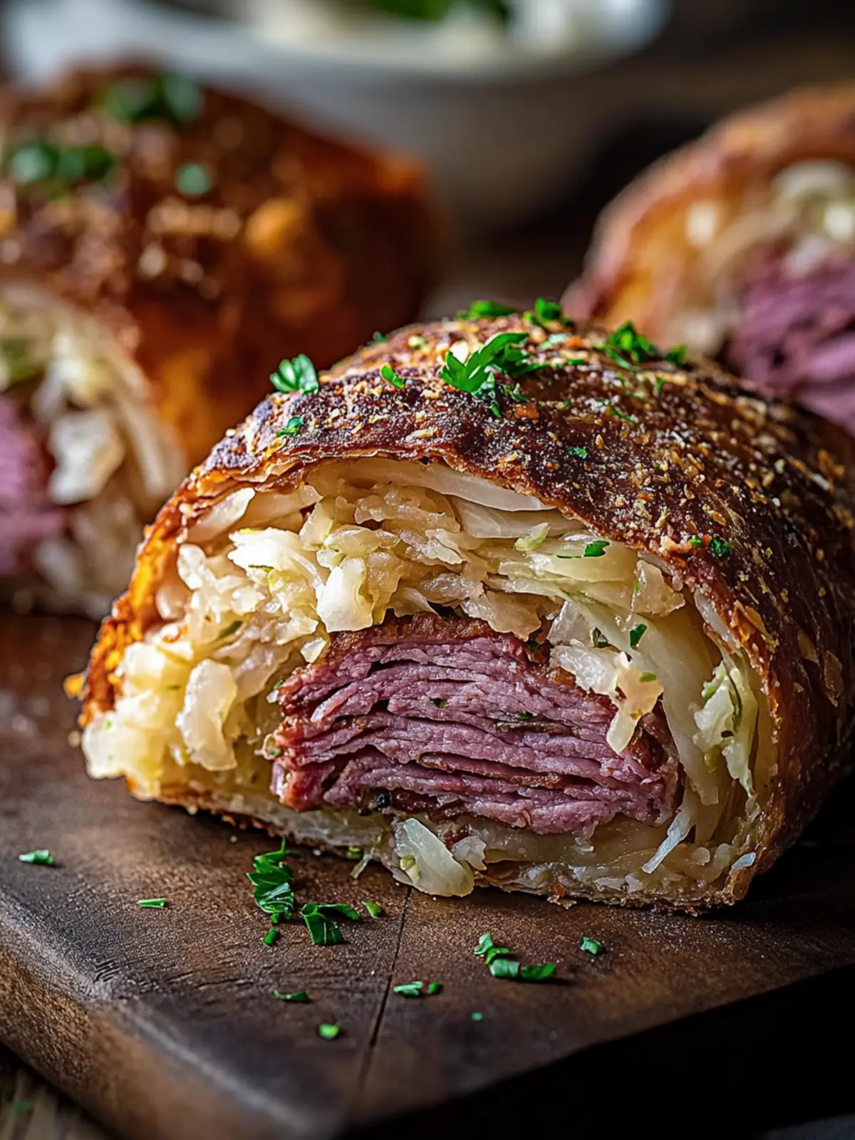 Pastrami & Sauerkraut Rolls