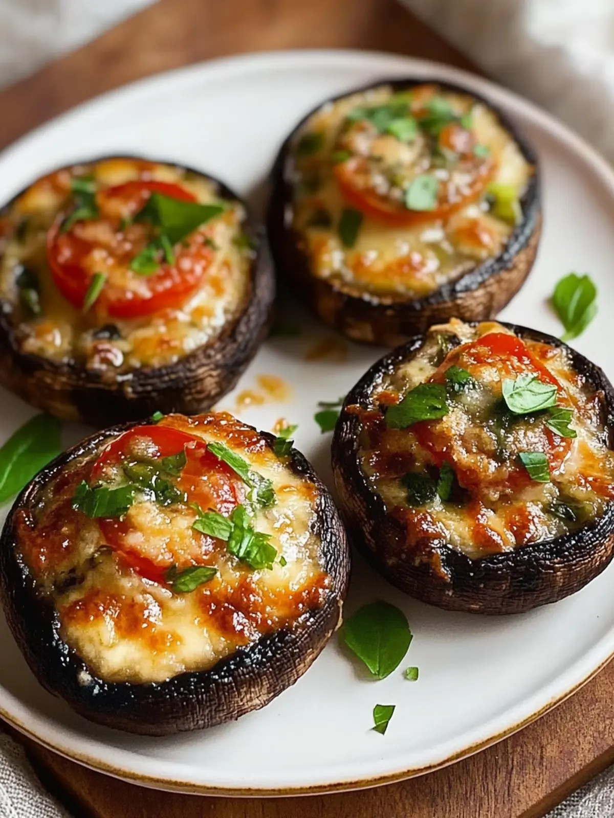 Delicious Stuffed Portobello Mushrooms You’ll Crave Tonight 2 Stuffed Portobello Mushrooms
