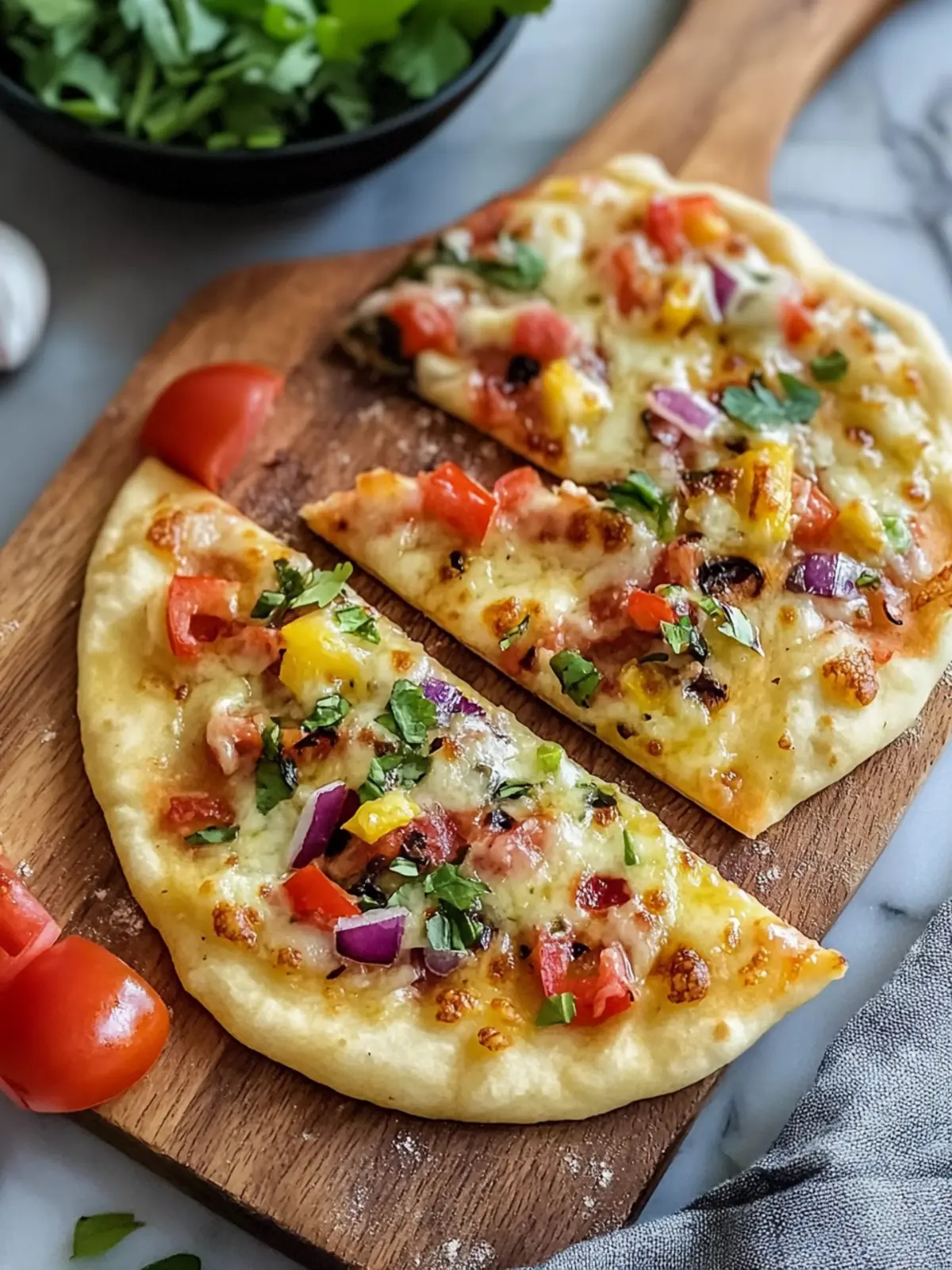 Air Fryer Naan Pizza (Delicious and Super Easy Recipe)