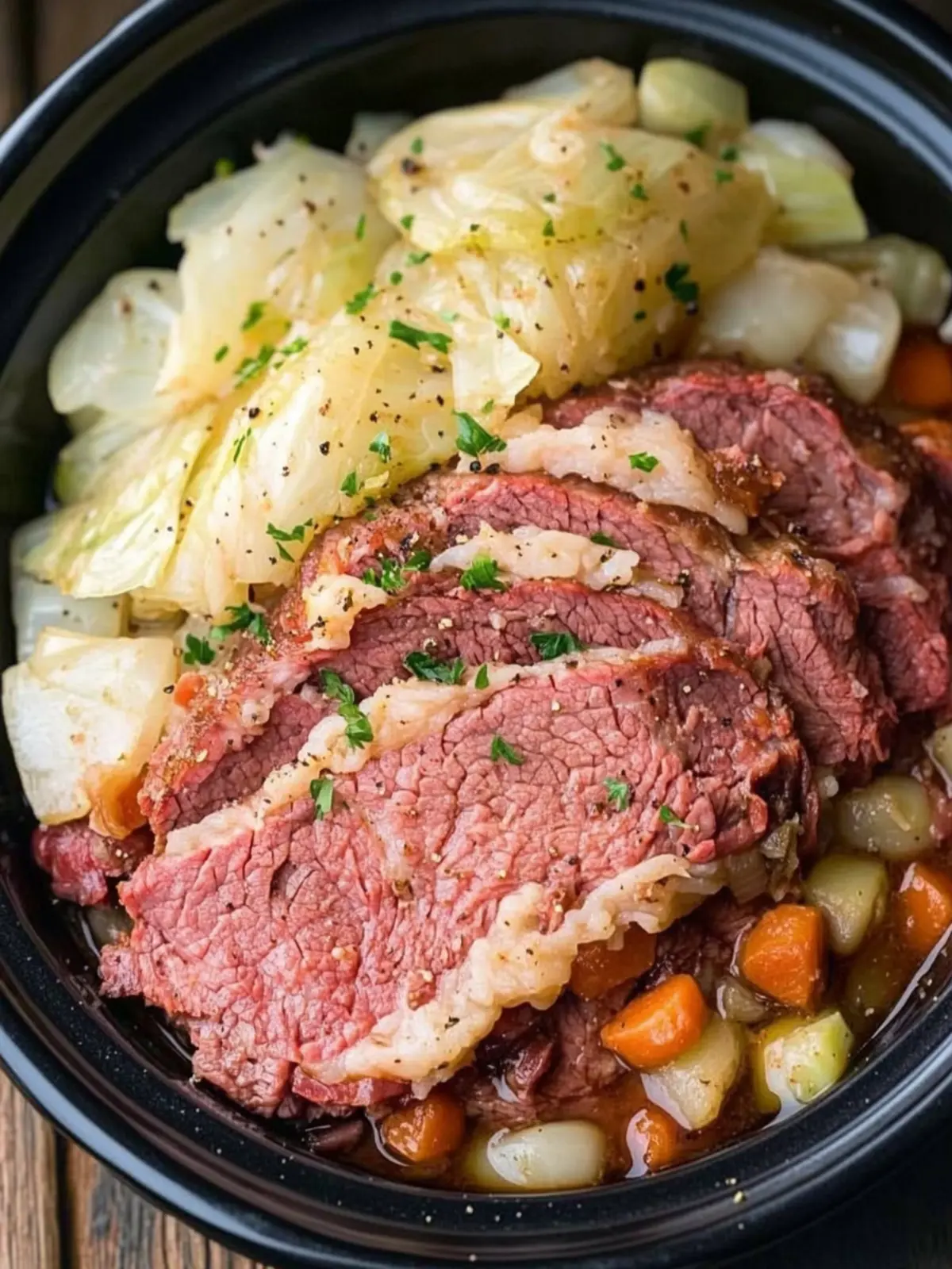 Savory Slow Cooker Corned Beef and Cabbage for Comfort Food Bliss 5 Slow Cooker Corned Beef and Cabbage