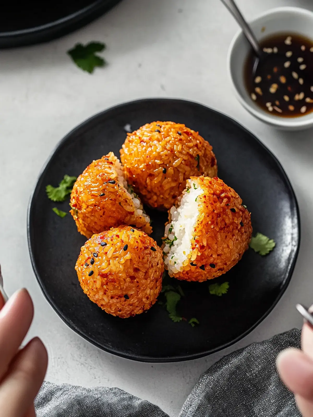 Kimchi Rice Balls
