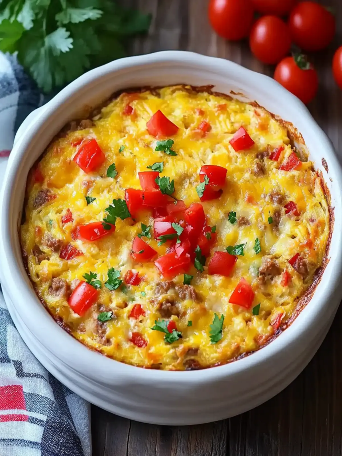 Southwest Crockpot Breakfast Casserole