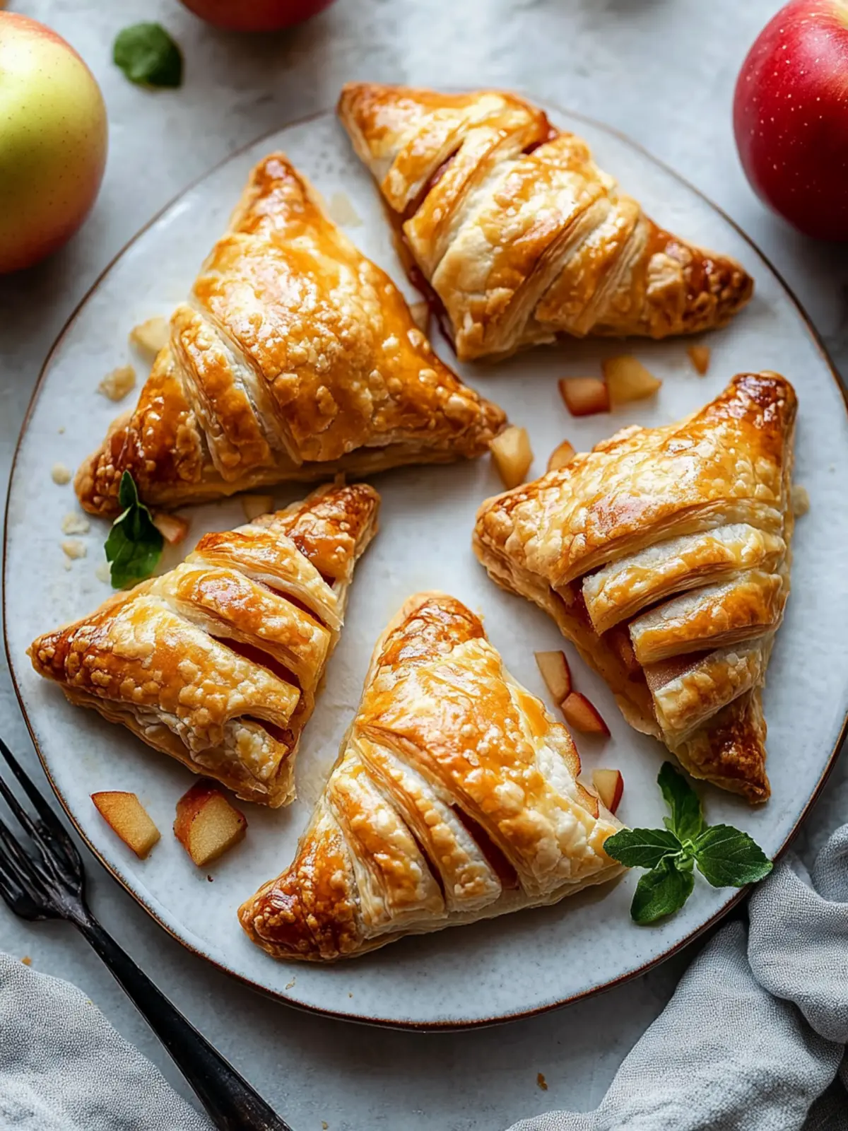 Apple Turnovers (Puff Pastry)