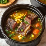 Asian Beef Short Ribs and Corn Soup Recipe