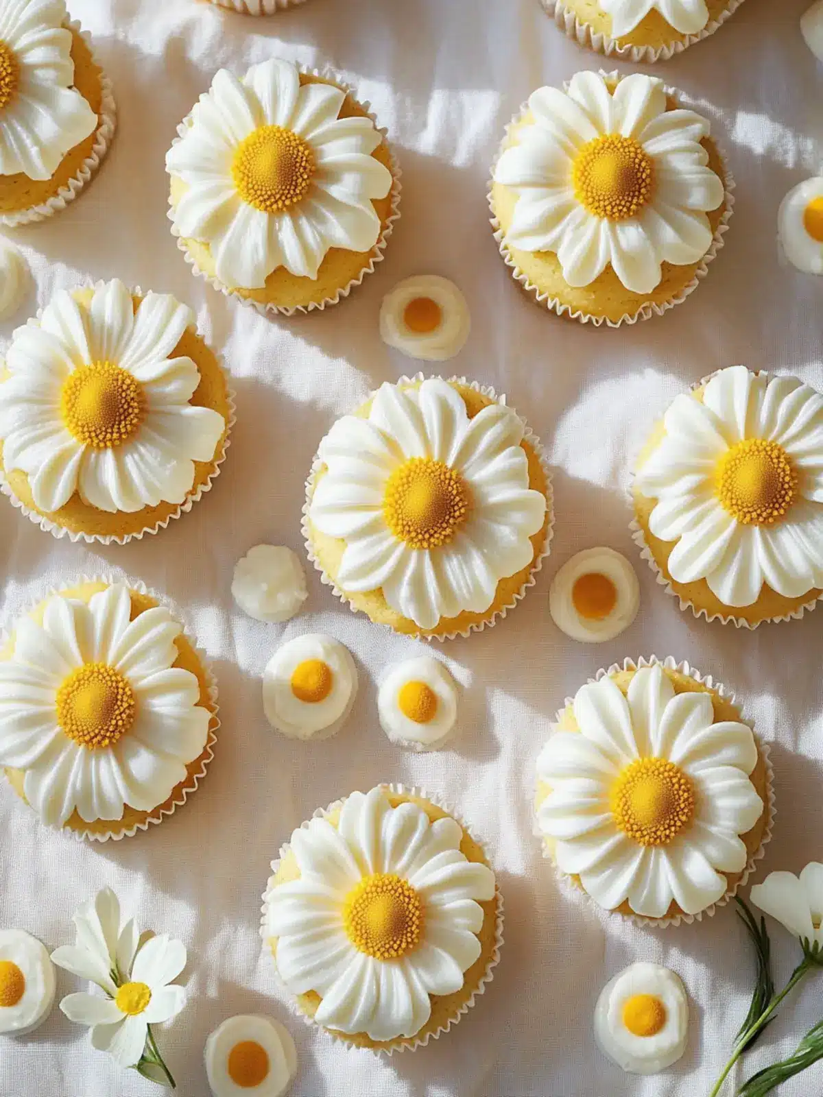Daisy Cupcakes